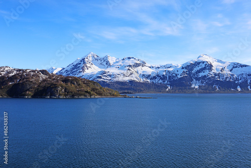 lake in the mountains - Alaska Cruise ship