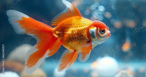 goldfish in aquarium