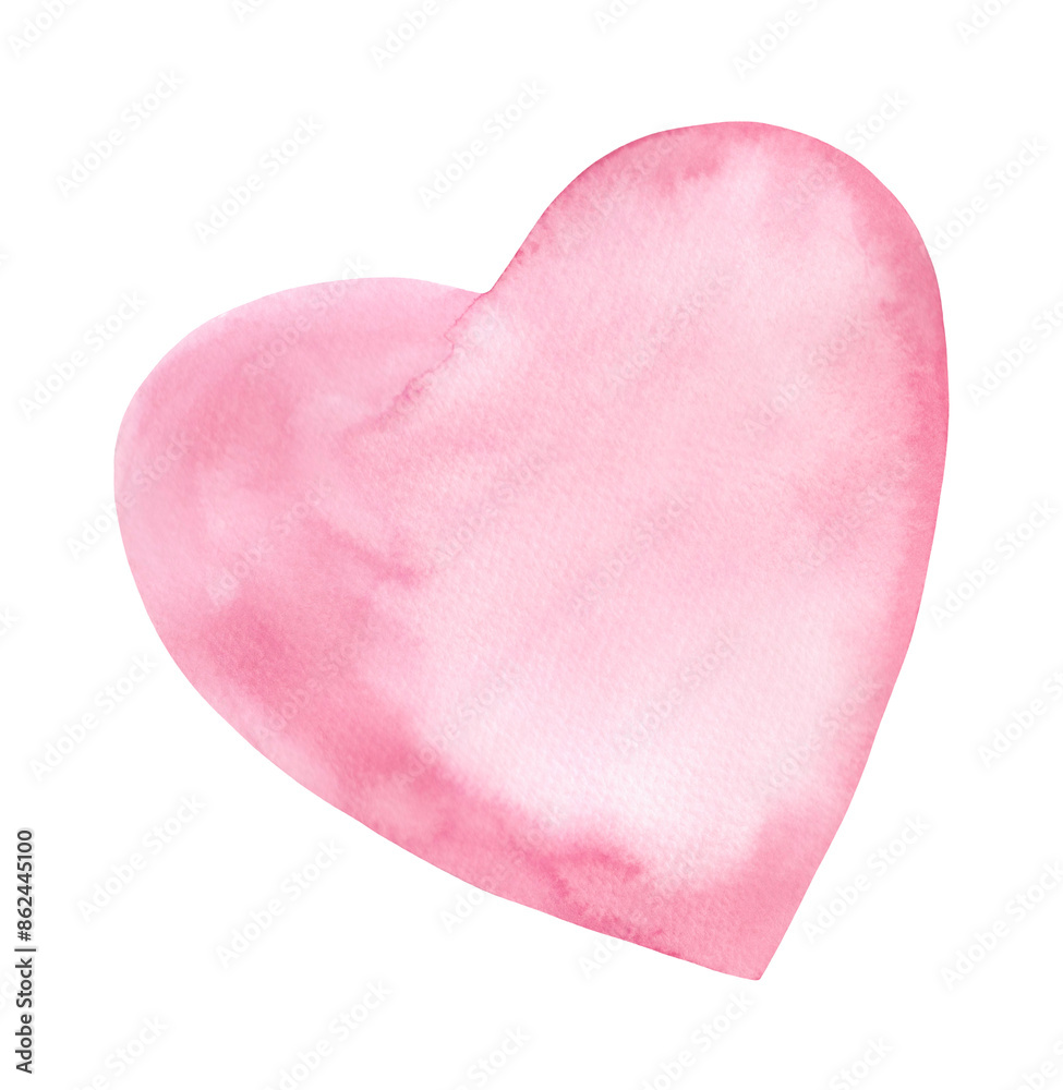 A pink watercolor heart isolated on a white background, hand-painted for a holiday, a Valentine. A symbol of love, tenderness, friendship. A decorative element for design and decoration. A pink watercolor heart isolated on a white background, hand-painted for a holiday, a Valentine. A symbol of love, tenderness, friendship. A decorative element for design and decoration.