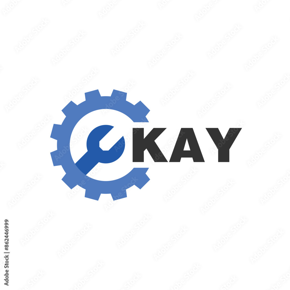 KAY letter logo design on white background. KAY logo. KAY creative initials letter Monogram logo icon concept. KAY letter design