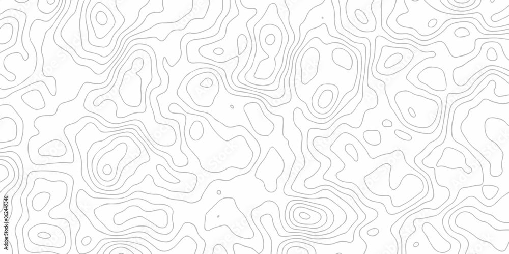 Vector geography landscape Topo contour map on white background, Topographic contour lines. Seamless pattern with lines Topographic map. Geographic mountain relief diagram line wave carve pattern. Vector geography landscape Topo contour map on white background, Topographic contour lines. Seamless pattern with lines Topographic map. Geographic mountain relief diagram line wave carve pattern.