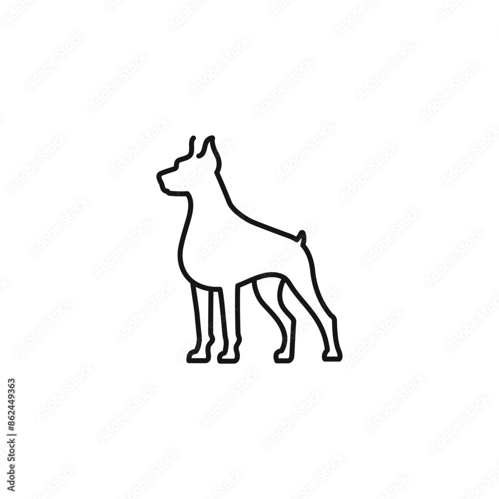 Dog icon vector. EPS 10 editable vector Dog icon vector. EPS 10 editable vector
