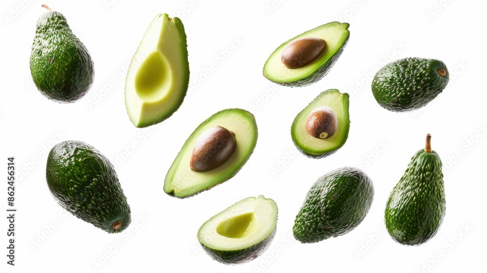 Floating Avocados: A Culinary Still Life Floating Avocados: A Culinary Still Life