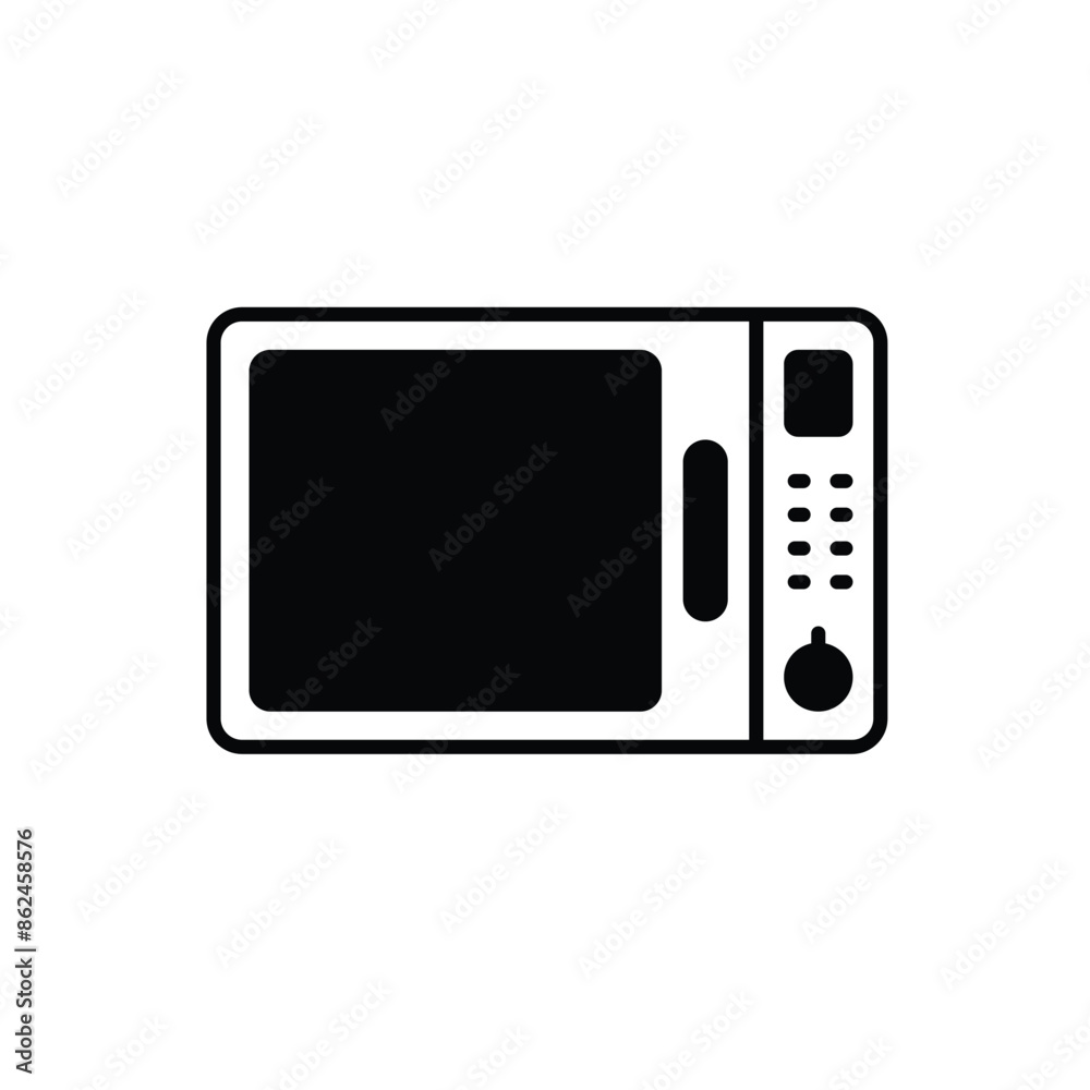 Microwave vector icon