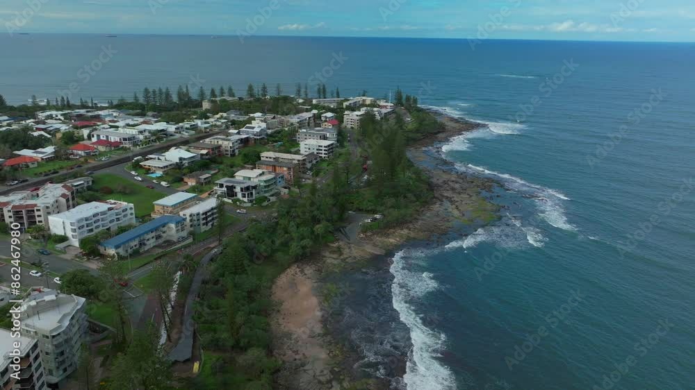 Sunshine Coast Kings Beach aerial drone summer autumn fall Australia Australian Aussie stunning beautiful rugged coastline Queensland Caloundra Bribie Island buildings neighborhood forward motion Sunshine Coast Kings Beach aerial drone summer autumn fall Australia Australian Aussie stunning beautiful rugged coastline Queensland Caloundra Bribie Island buildings neighborhood forward motion