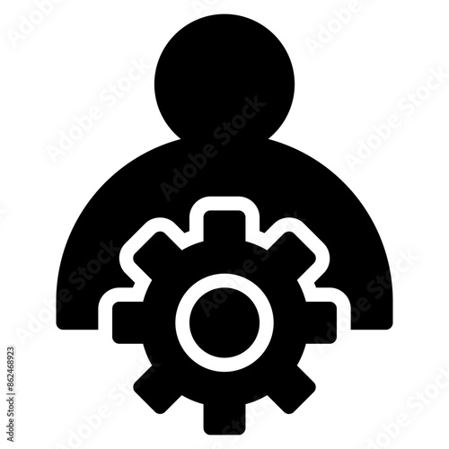 User settings icon illustration