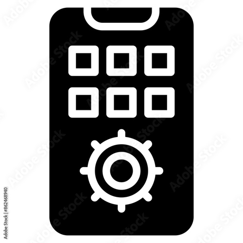 Apps develop icon illustration