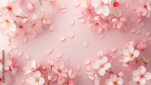 Cherry flower bouquet delicate © castecodesign