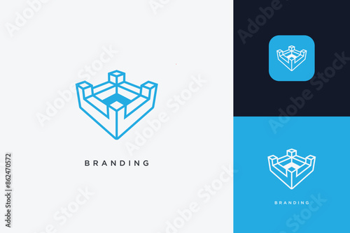 Home Building Logo Modern Structure
