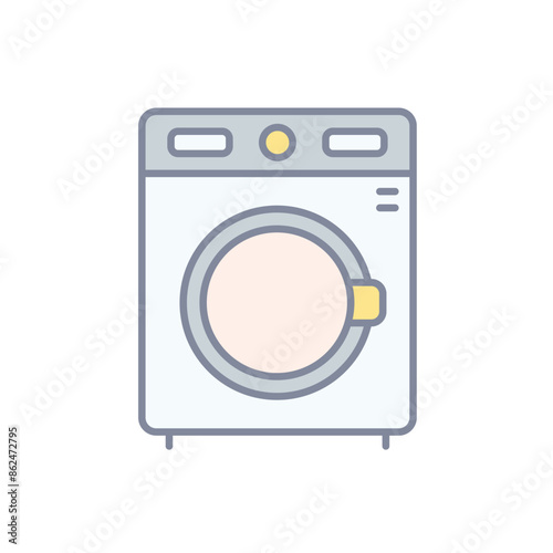 Laundry Machine vector icon