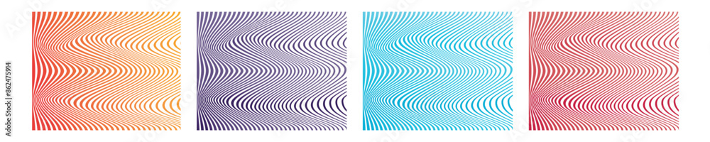 Abstract wave element for design. Dynamic wave pattern. Modern flowing wavy lines. Futuristic technology concept. Suit for banner, poster, cover, brochure, flyer, website	
