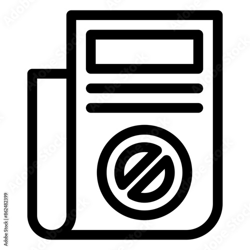news paper, protest, news, update Icon