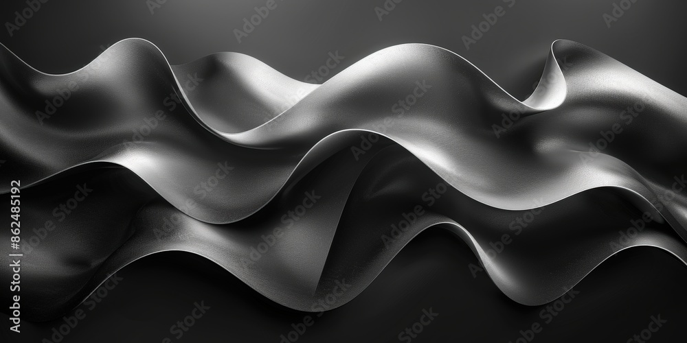 Abstract Metallic Wave Pattern Abstract Metallic Wave Pattern