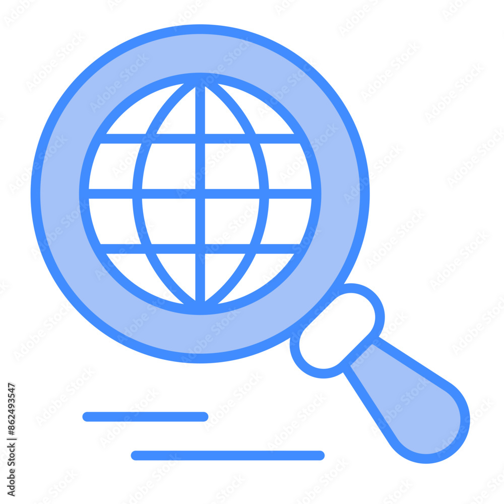Global, search, experiment, test Icon Global, search, experiment, test Icon