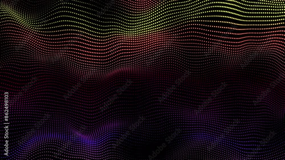 Abstract digital black particle dots wave on lights background. Abstract wave technology on white background with light digital effect corporate concept Abstract digital black particle dots wave on lights background. Abstract wave technology on white background with light digital effect corporate concept