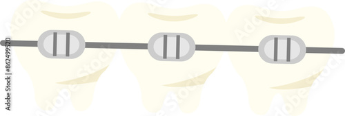 Dental Teeth Illustration Element