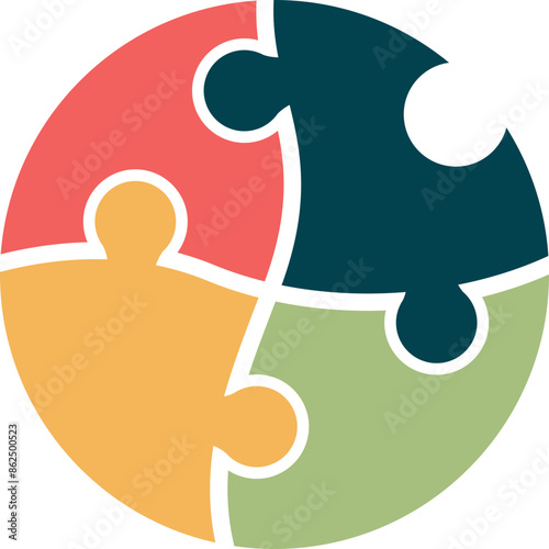 Jigsaw Puzzle Pieces Element