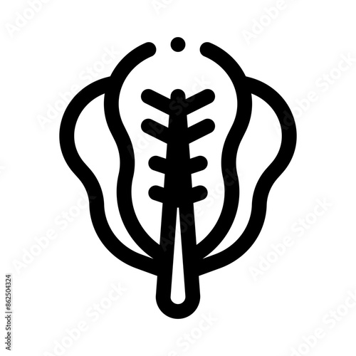 lettuce line icon