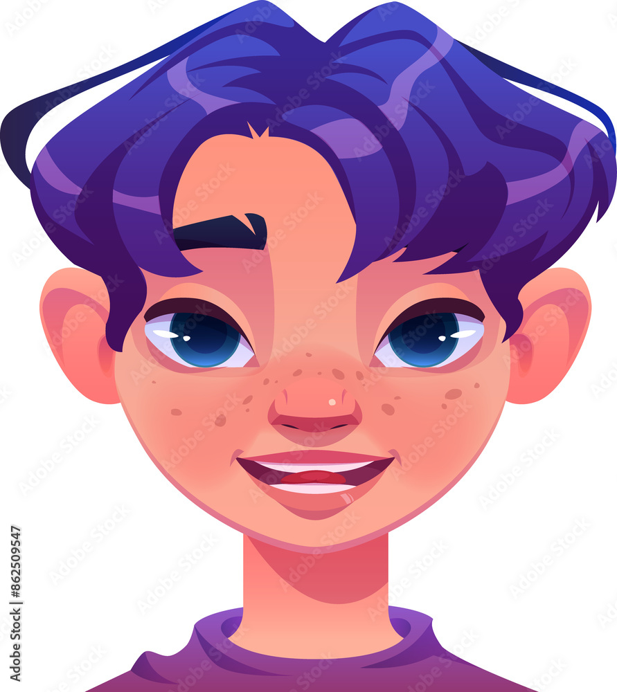 Smiling Boy Head Smiling Boy Head