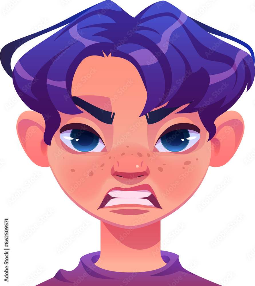 Angry Boy Face Angry Boy Face