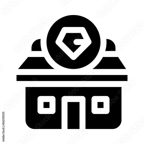 shop glyph icon