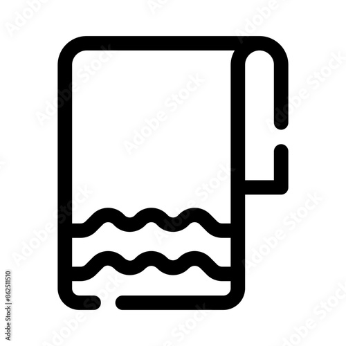 towel line icon