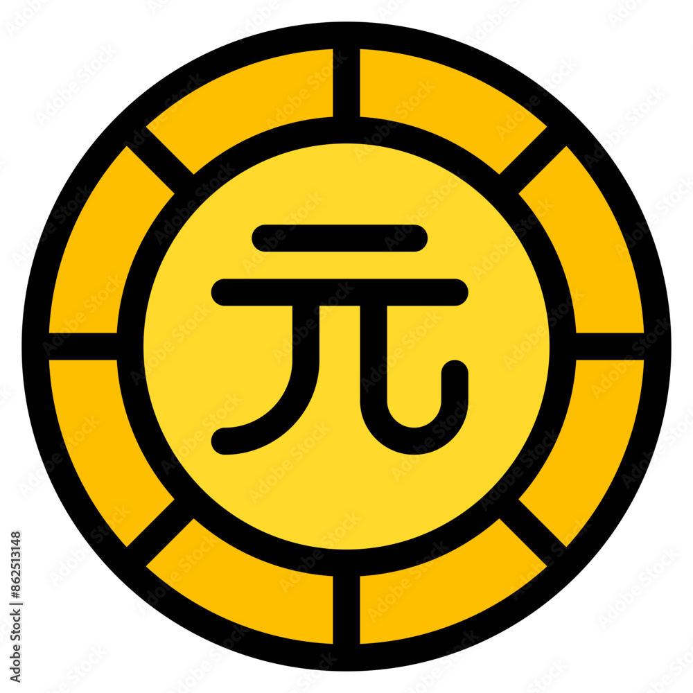 china, coin, currency, money, cash Icon china, coin, currency, money, cash Icon