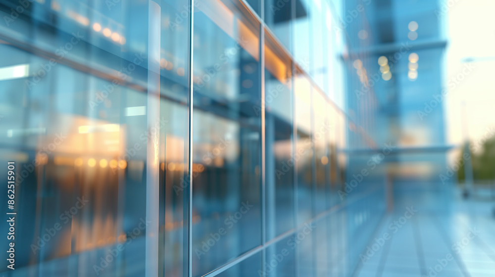 Modern architectural glass facade Modern architectural glass facade
