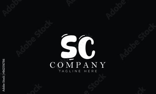 SC logo, Branding logo, Gaming logo, Clothing logo, SC letter logo