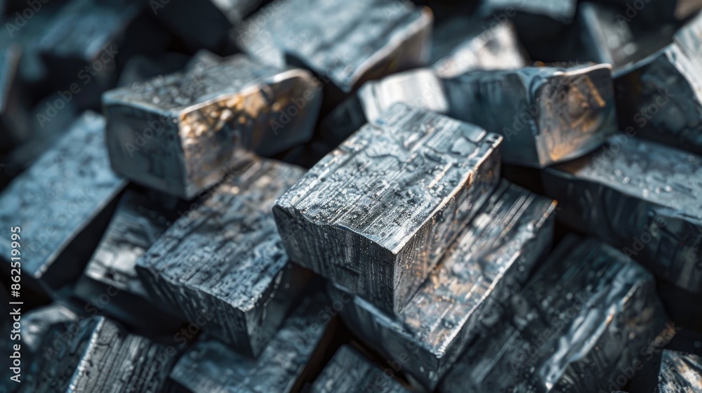 Ferrochrome Piece for Stainless Steel Production from Various Countries with Copy Space Ferrochrome Piece for Stainless Steel Production from Various Countries with Copy Space