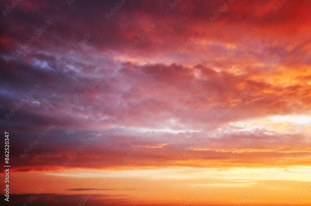 sunset over the clouds sunset over the clouds
