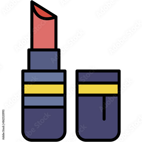 lipstick, makeup, heart , love and romance, miscellaneous, valentines day, valentine Icon