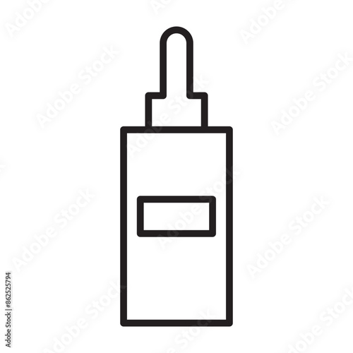 Serums and Essences Vector Line Icon Design