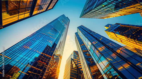 Wallpaper Mural Modern architectural glass facade Torontodigital.ca