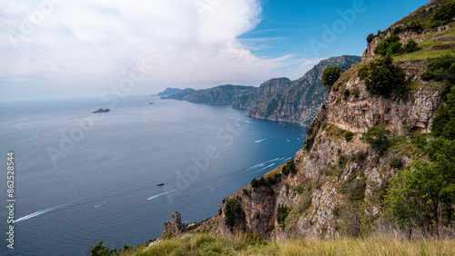 Sentiero degli Dei (Path of God), Costiera Amalfitana (Salerno). Trekking da Bomerano di Agerola a Positano in 4 ore. photo