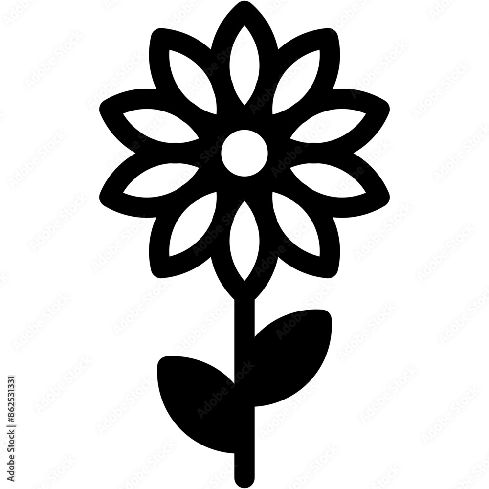 Flower, bloom, summer, flowerbeach, plant Icon Flower, bloom, summer, flowerbeach, plant Icon