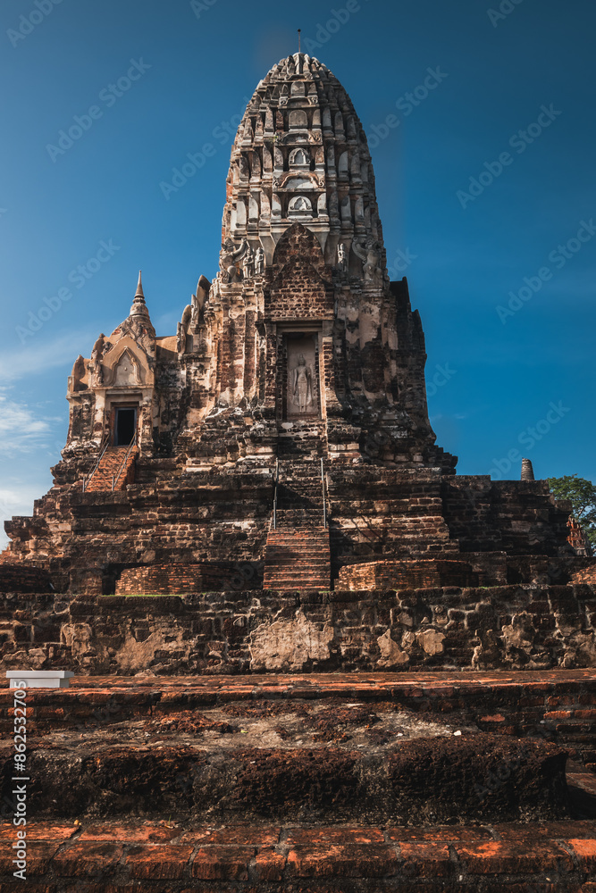 Naklejka premium Ancient temples in Thailand