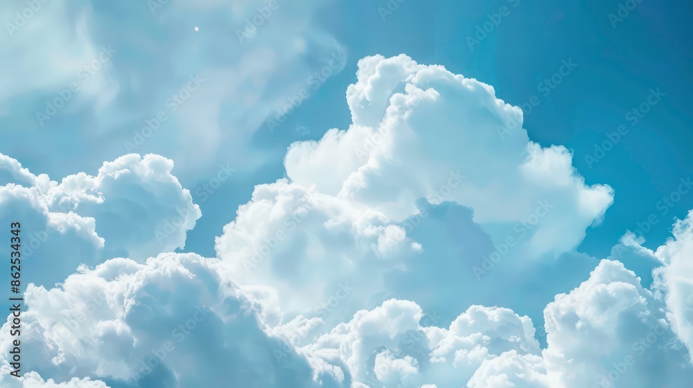 Cloud texture against a blue sky with example copy space image. Generative AI Cloud texture against a blue sky with example copy space image. Generative AI