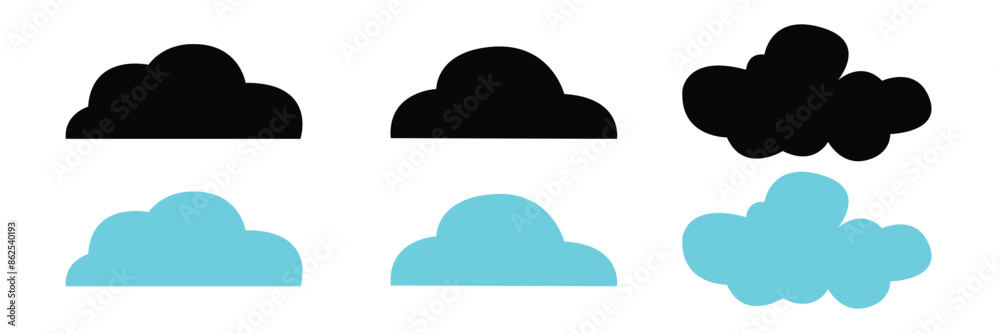 Cloud computing icon. Line, glyph and filled outline colorful version, abstract cloud outline and filled vector sign. Symbol, logo illustration. Different style icons set. Vector graphics in eps 10. Cloud computing icon. Line, glyph and filled outline colorful version, abstract cloud outline and filled vector sign. Symbol, logo illustration. Different style icons set. Vector graphics in eps 10.
