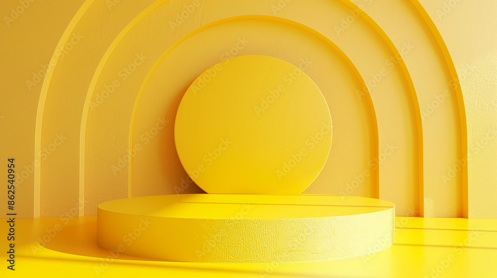 Obraz premium podium 3d background product platform display stage