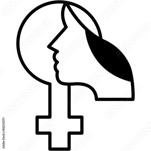 Eight, march, vindication, feminism, womens day Icon