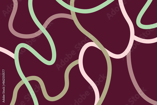 Abstract line wallpaper. Abstract vector. Simplicity. Backdrop. Gift wrap.Postcard. Graphic design. Multicolour. Fabric. Decorative. Colourful abstract line. Wave pattern. Ornament. Dynamic. Adorable.