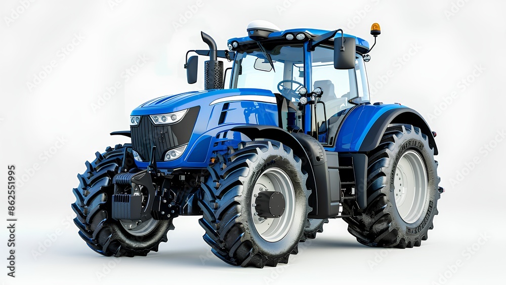 Obraz premium tractor isolated on white background