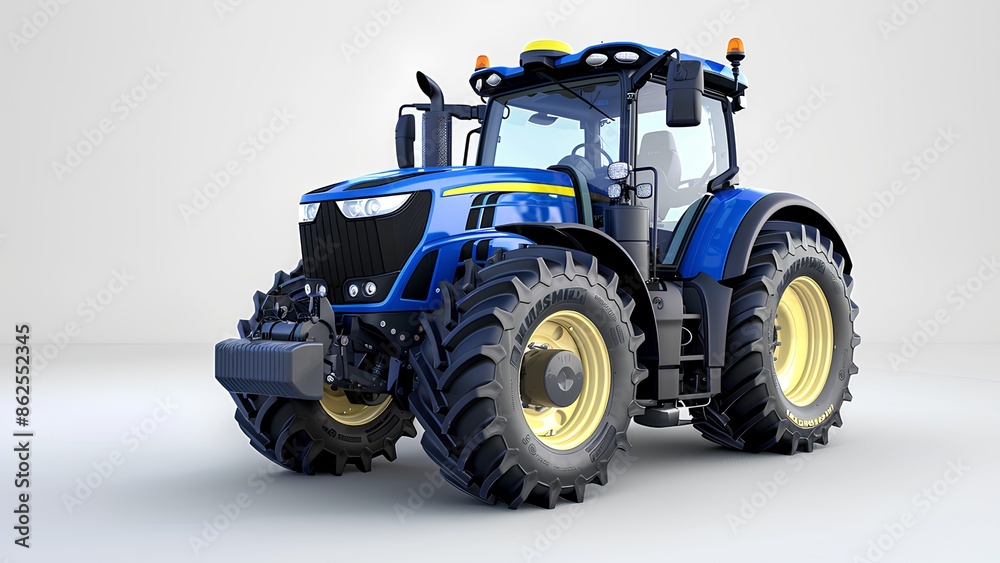 Obraz premium tractor isolated on white background