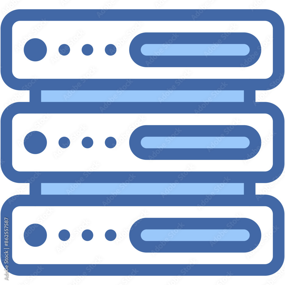Vector Icon Database, rack, server, backup, hosting Vector Icon Database, rack, server, backup, hosting