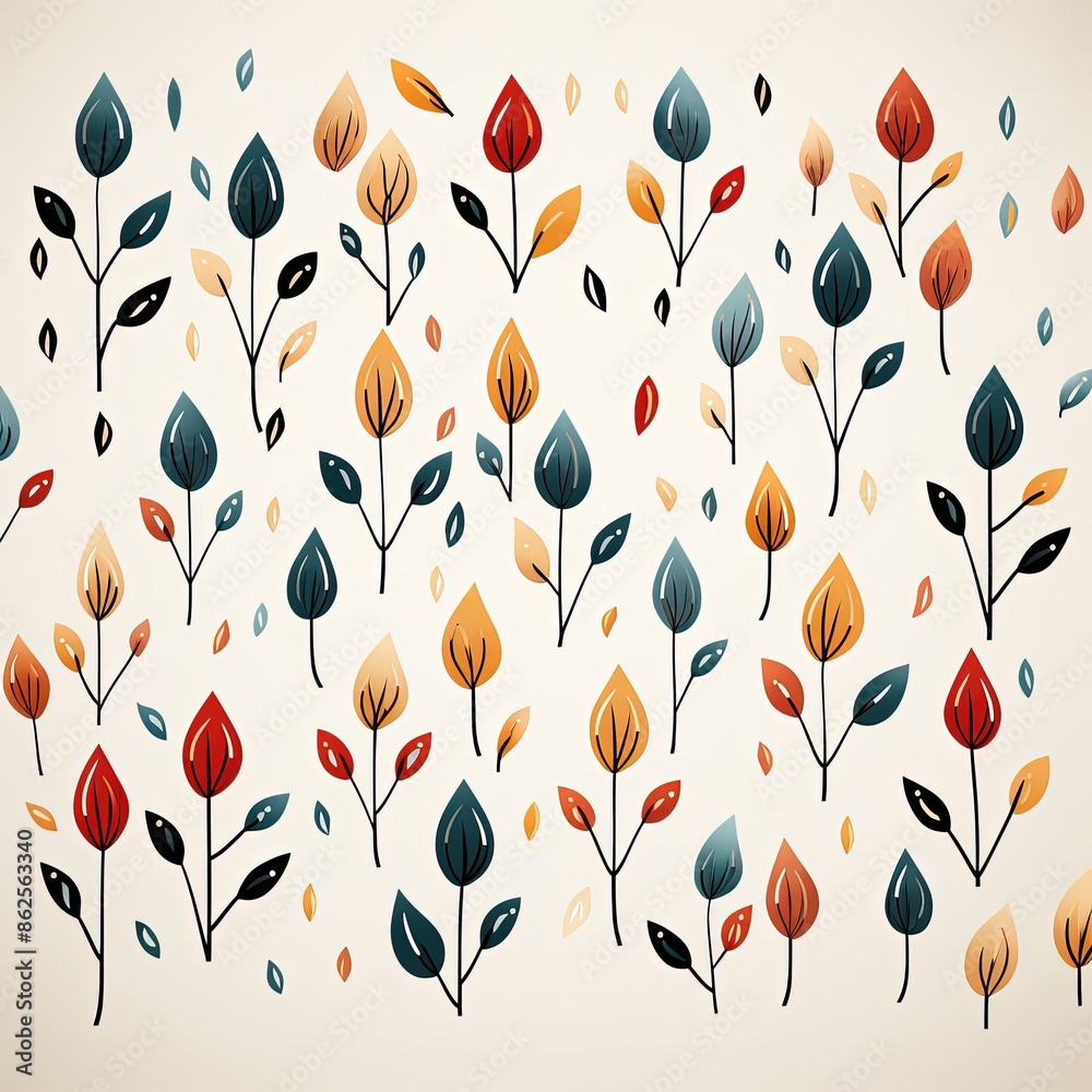 Nature-Inspired Design: Gooseberry and Leaf Pattern on Display Nature-Inspired Design: Gooseberry and Leaf Pattern on Display