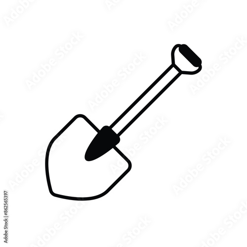 Shovel vector icon