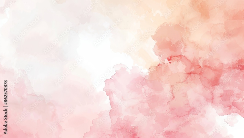 The perfect background for Valentine's Day or a wedding in pink watercolor The perfect background for Valentine's Day or a wedding in pink watercolor