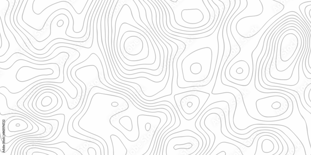 Fototapeta premium Abstract pattern with lines . Abstract Vector geographic contour map and topographic contours map background. Abstract white pattern topography vector background. Topographic line map background.