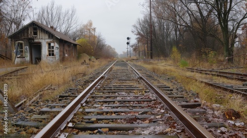 Wallpaper Mural The train passes by abandoned train stations relics of a bygone era. Torontodigital.ca